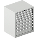 Schäfer Shop Select Schubladenschrank 36-27, 8 Schübe, bis 75 kg, B 717 x T 572  x H 850 mm, lichtgrau