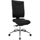 Schäfer Shop Select Silla de oficina SSI Proline P3, mecanismo sincronizado, sin reposabrazos, soporte lumbar, asiento ergonómico, negro