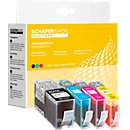 Schäfer Shop Select Sparset 4 Tintenpatronen, kompatibel zu HP 1 x 934 Xl, 3x 935 XL (Multipack)