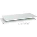 Schäfer Shop Select Stalen legborden, lichtgrijs, 1200 mm breed, 2 stuks