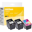 Schäfer Shop Select Tintenpatronen, ersetzt HP 301XL (CH563EE/CH564EE), Mixpack, schwarz, Tri-Colour