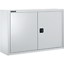 Schäfer Shop Select Top cabinet MS 8409i, W 950 x D 400 x H 800 mm, 1 shelf, steel, light grey RAL 7035/light grey RAL 7035