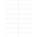 Schäfer Shop Select Universal labels, 105.0 x 37.0 mm, Permanent glue, 1600 pieces