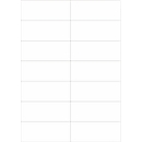 Schäfer Shop Select Universal labels, 105.0 x 42.3 mm, Permanent glue, 1400 pieces