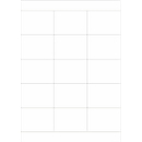 Schäfer Shop  Select Universele etiketten, 70,0 x 50,8 mm = 3,5" disc, permanentklever, 1500 stuks