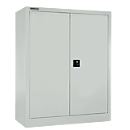 Schäfer Shop Select Vleugeldeurkast MS iCONOMY, staal, 3 ordnerhoogten, B 800 x D 400 x H 1215 mm, lichtgrijs RAL 7035