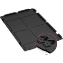 Scharnierdeksel serie Economy voor Euroboxen - gerecycled kunststof - 600 x 400 mm - antraciet - ons merk Schaefer Shop Pure