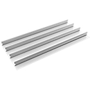 Scheidingswand voor schuiflade Treston 130, 4 middenplaten, b 130 x h 150/250 mm, lichtgrijs RAL 7035