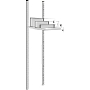 scheidingswand, vrijstaand, voor archiefrekdiepte 300 mm, H 100 mm