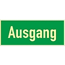 Schild Ausgang, HLF, Folie, selbstklebend