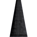 Schmutzfangmatte Eazycare Style von Miltex, eckig, antistatisch, UV-beständig, waschbar, ECONYL® & Niltrilgummi, 850 x 3000 mm, tiefschwarz
