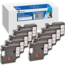Schrijflint G&amp;G, compatibel met Dymo D1/40913, 10 stuks, ablsbar, B 9 x L 7000 mm, wit