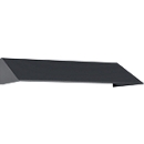 Schuin dak uitbouw voor C+P lockerkast Resisto, helling 26°, B 1148 x D 540 x H 230 mm, staal, antracietgrijs RAL 7016