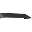 Schuin dak uitbouw voor C+P lockerkast Resisto, helling 26°, B 1148 x D 640 x H 230 mm, staal, antracietgrijs RAL 7016