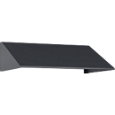 Schuin dak uitbouw voor C+P lockerkast Resisto, helling 26°, B 772 x D 540 x H 230 mm, staal, antracietgrijs RAL 7016