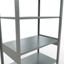 Schulte Lagertechnik Fachbodenregal MULTIplus150, Steck-Grundregal, B 1000 x T 600 x H 2500 mm, 6 Ebenen, bis 1400 kg, verzinkt