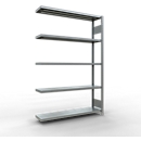 SCHULTE Lagertechnik Fachbodenregal - Stecksystem MULTIplus 250 Anbauregal - 2000x1300x300 mm, Typ 250 kg