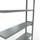 SCHULTE Lagertechnik Fachbodenregal - Stecksystem MULTIplus 250 Anbauregal - 2500x1300x300 mm, Typ 250 kg