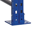 Schulte Lagertechnik foot plate for support for uprights S635-B20 and S645-B25, W 145 x D 200 mm, thickness 8 mm