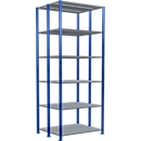 SCHULTE Lagertechnik - Rayonnage de base double emboîtable Type 150 - 2500x1000x2x400 mm 2x6 tablettes
