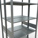 SCHULTE Lagertechnik - Rayonnage de base double emboîtable type 150 - 3000x1000x2x400 mm galv. 2x7 tablettes
