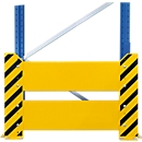 Schulte Lagertechnik screw anchor for impact protection corners, 90 mm long, galvanized