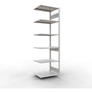 SCHULTE Lagertechnik - Stecks.Anbaur. mit Längenriegel - 2500x750x600 mm, Typ 150 kg