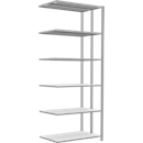 SCHULTE Lagertechnik - Stecks.Doppelanbauregal Typ 150 - 2500x1000x2x300 mm 2x6 Böden