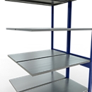 SCHULTE Lagertechnik - Stecks.Doppelanbauregal Typ 150 - 2500x1000x500 mm, 2x6 Böden