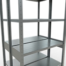 SCHULTE Lagertechnik - Stecks.Doppelgrundr. Typ 250 kg - 2500x1000x2x400 mm, 12 Böden