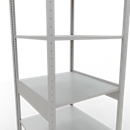 SCHULTE Lagertechnik - Stecks.Grundr. mit Längenriegel - 2500x750x800 mm, Typ 150 kg