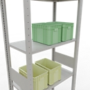 SCHULTE Lagertechnik - Stecks.Grundr. mit Längenriegel - 3000x750x400 mm, Typ 150 kg