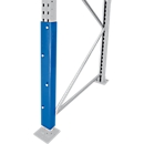 Schulte Lagertechnik Stützenschutz für Ständerrahmen S625-A18, S635-B20 und S645-B25, H 800 mm, blau