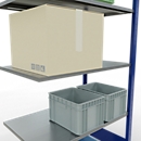 SCHULTE Lagertechnik - Système de rayonnage emboîtable - 2000x1000x600 mm, type 150 kg