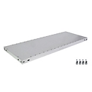 SCHULTE Lagertechnik Tablette supplémentaire MULTIPlus 250, 1300x800 mm, rebord de 40 mm, avec 4 supports de tablette