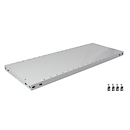 SCHULTE Lagertechnik Zusatz-Fachboden MULTIPlus 250, 1000x 500mm, 40 mm Kante, mit 4 Fachbodenträgern