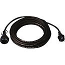 Schutzkontaktverlängerung 16 A 250 V 10m H05RR-F 3x1,5 mm2 schwarz