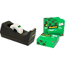 Scotch™ C38 bureau tapedispenser, zwart + Scotch® Magic™ onzichtbaar plakband, 19 mm x 33 m, incl.3 rollen