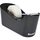 Scotch™ Klebeband-Abroller C18, Schwarz + Scotch® Magic™ Unsichtbares Klebeband, 19 mm x 33 m, incl. 1 Rolle