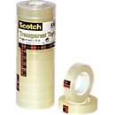 Scotch® transparant plakband 550, 12 stuks, 12 mm x 33 m