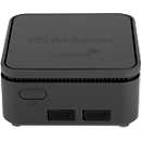 Screensharesysteem Legamaster Airserver Connect 2, max. 9 apparaten, 4096 x 2160 px, Chrome OS/Android/iOS/Windows, B 70 x D 70 x H 30 mm, zwart