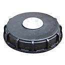 Screw cap for IBC for electric drum and IBC pumps CEMO, DN 150, with 2" IT, seal TPE