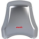 Sèche-mains Starmix T-C1 M, fonctionnement sur secteur, interrupteur à infrarouge, 1550 W, 38 l/s, 345 km/h, acier inoxydable, gris