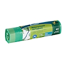Secolan® Mülleimerbeutel, mit Zugband, 60 Liter, grün, 15 Stück