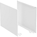 Seitliche Schutzbleche für Treston QuatreX 900 mm, ESD-leitfähig, B 62 x T 898 x H 504 mm, lichtgrau RAL 7035, 2 Stück