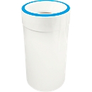 Selbstlöschender Abfallsammler, 60 L, weiß/blau