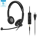 Sennheiser Headset SC 75 USB MS, Dual-Konnektivität, kabelgebunden, binaural