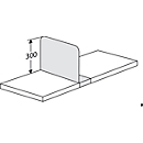 Separador desplazable, para estantería de acero Status, para P 400 mm