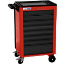 Servante d'atelier BASIC, 8 tiroirs, rouge
