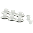 Service à café Solea, blanc, porcelaine, 20 p.